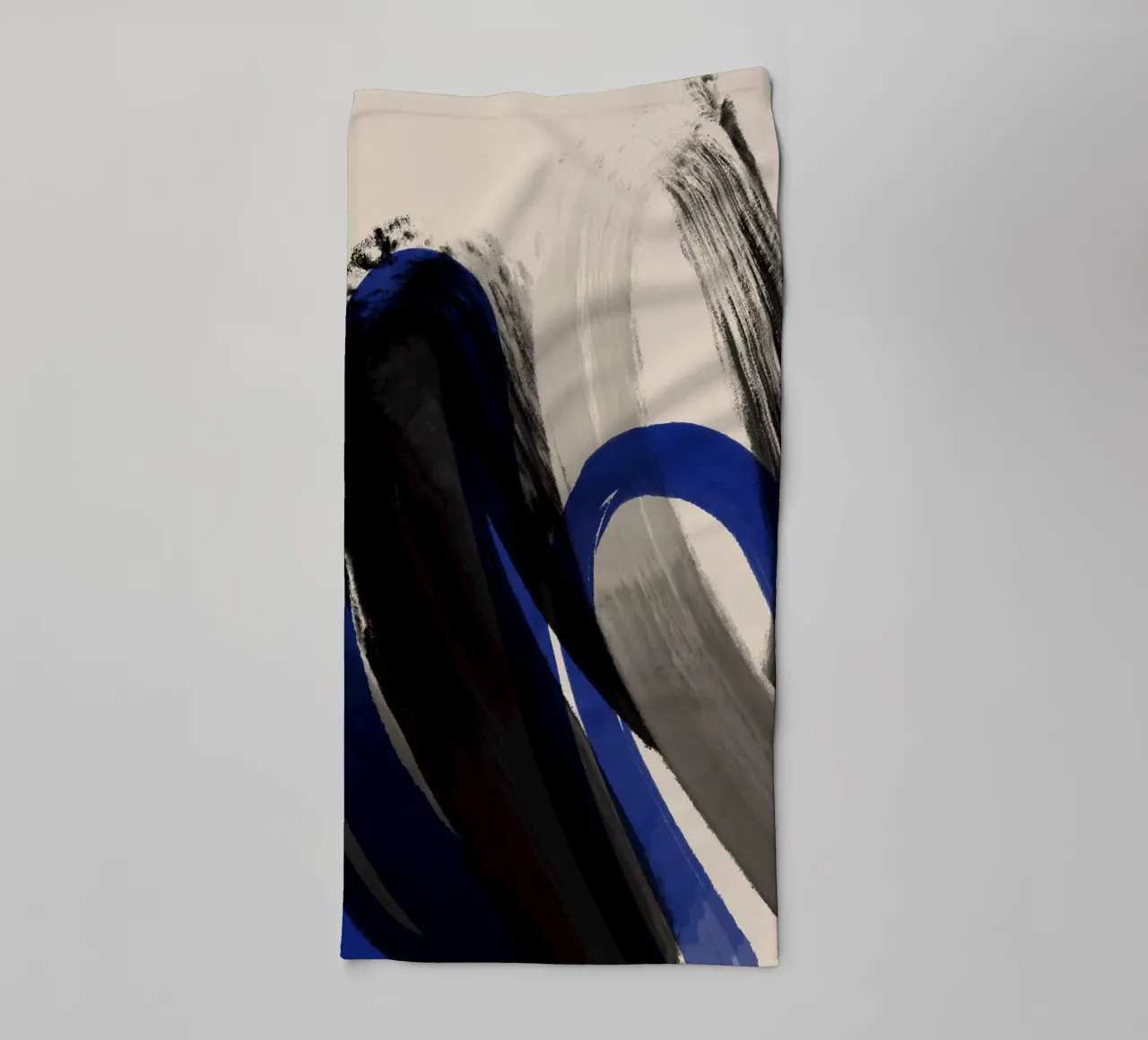 Black And Blue No 1 asciugamano da bagno da treechild