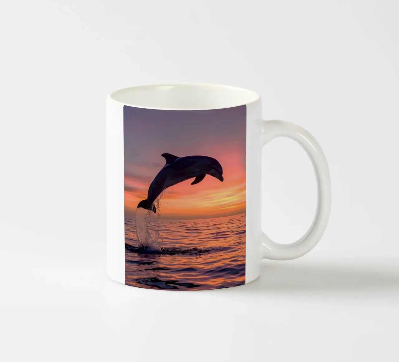 dolphin jump tazza in ceramica da ryan