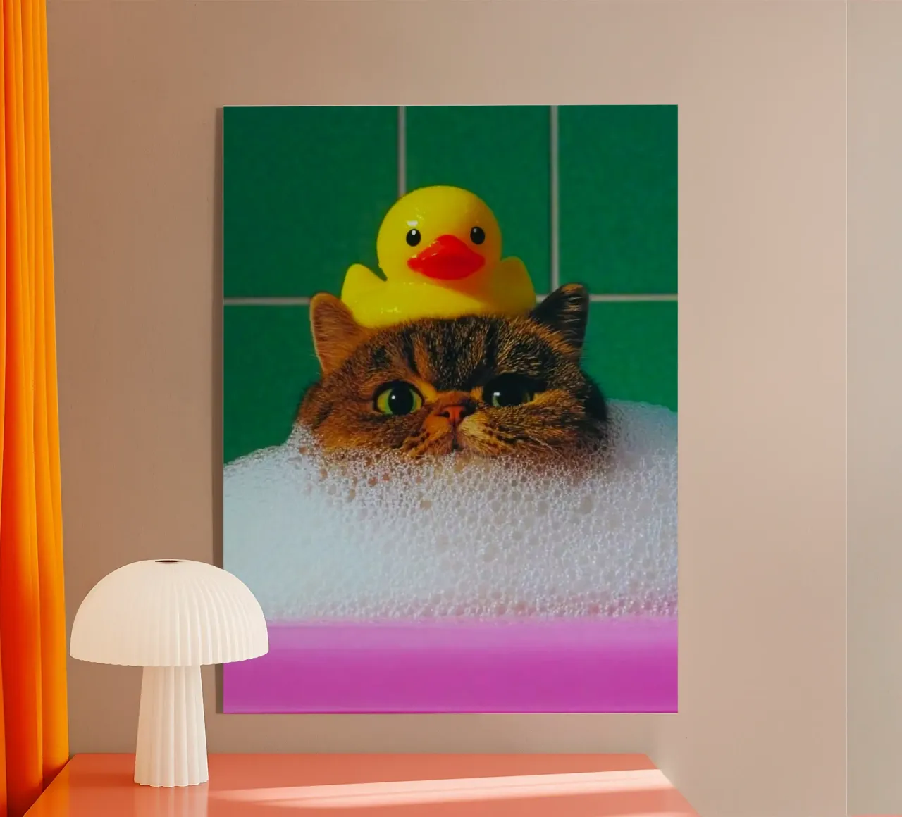 cat in shower plexiglass da ryan