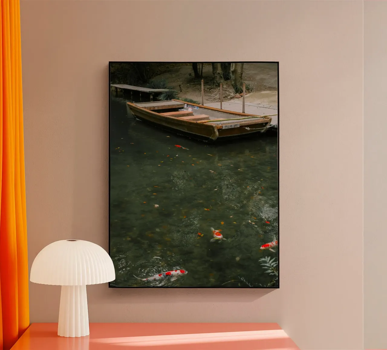 Laghetto giapponese di Koi plexiglass da Marcel Bisig