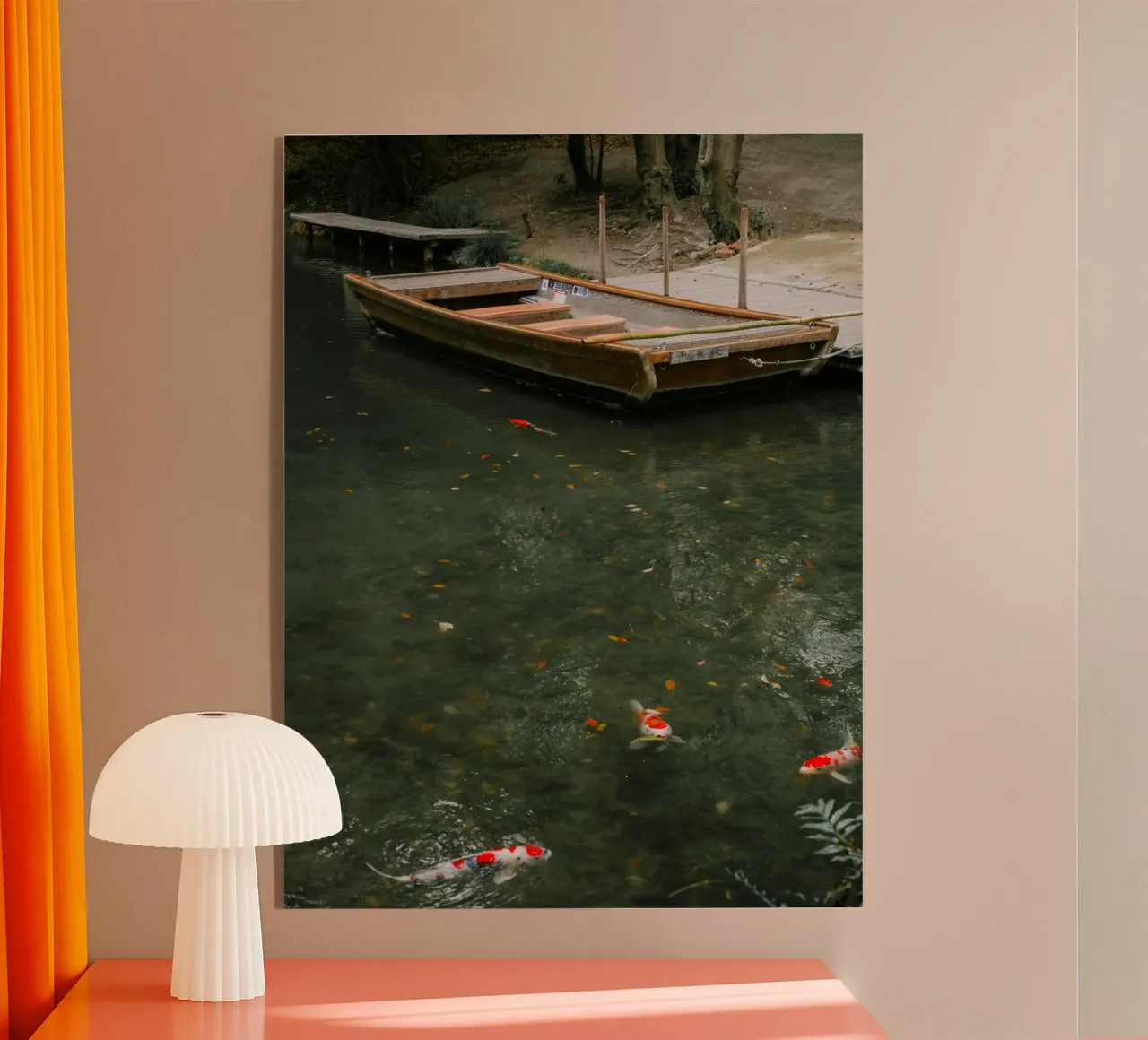 Laghetto giapponese di Koi plexiglass da Marcel Bisig