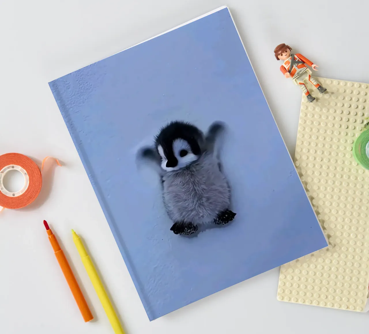 penguin on snow diario da ryan