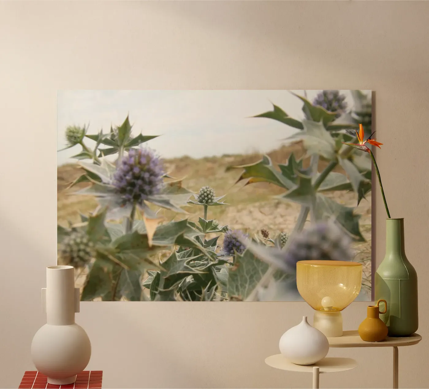 Thistle acrylic glass by eyes & tries