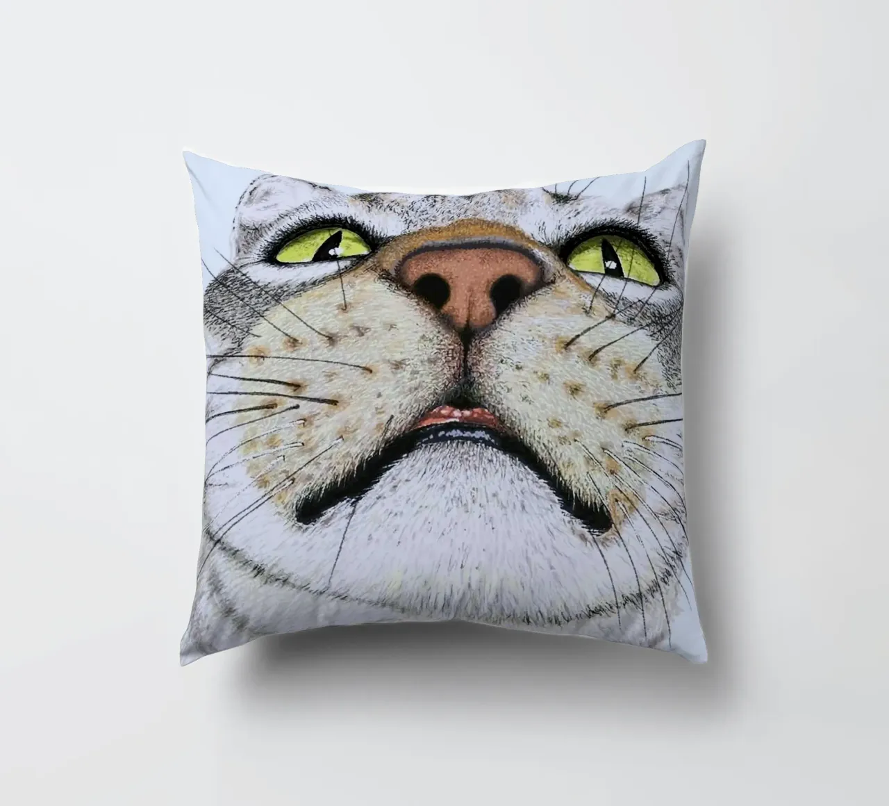 potrait cat cuscino da ryan