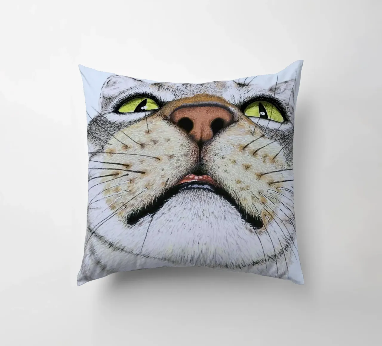potrait cat cuscino da ryan