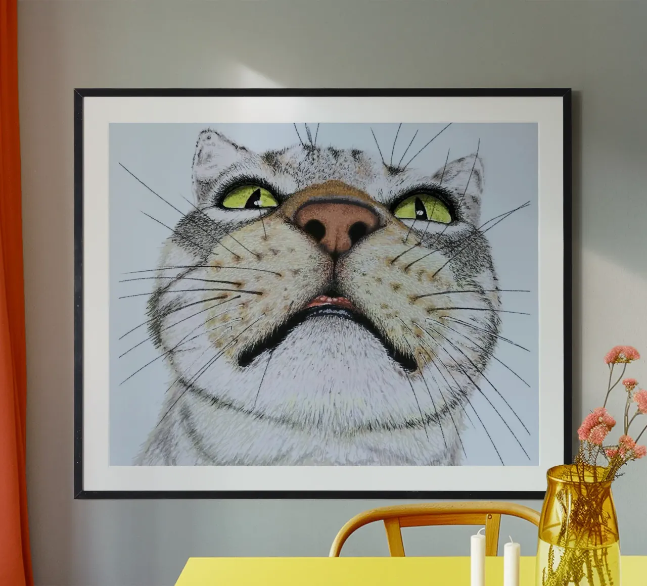 potrait cat carta hahnemühle da ryan