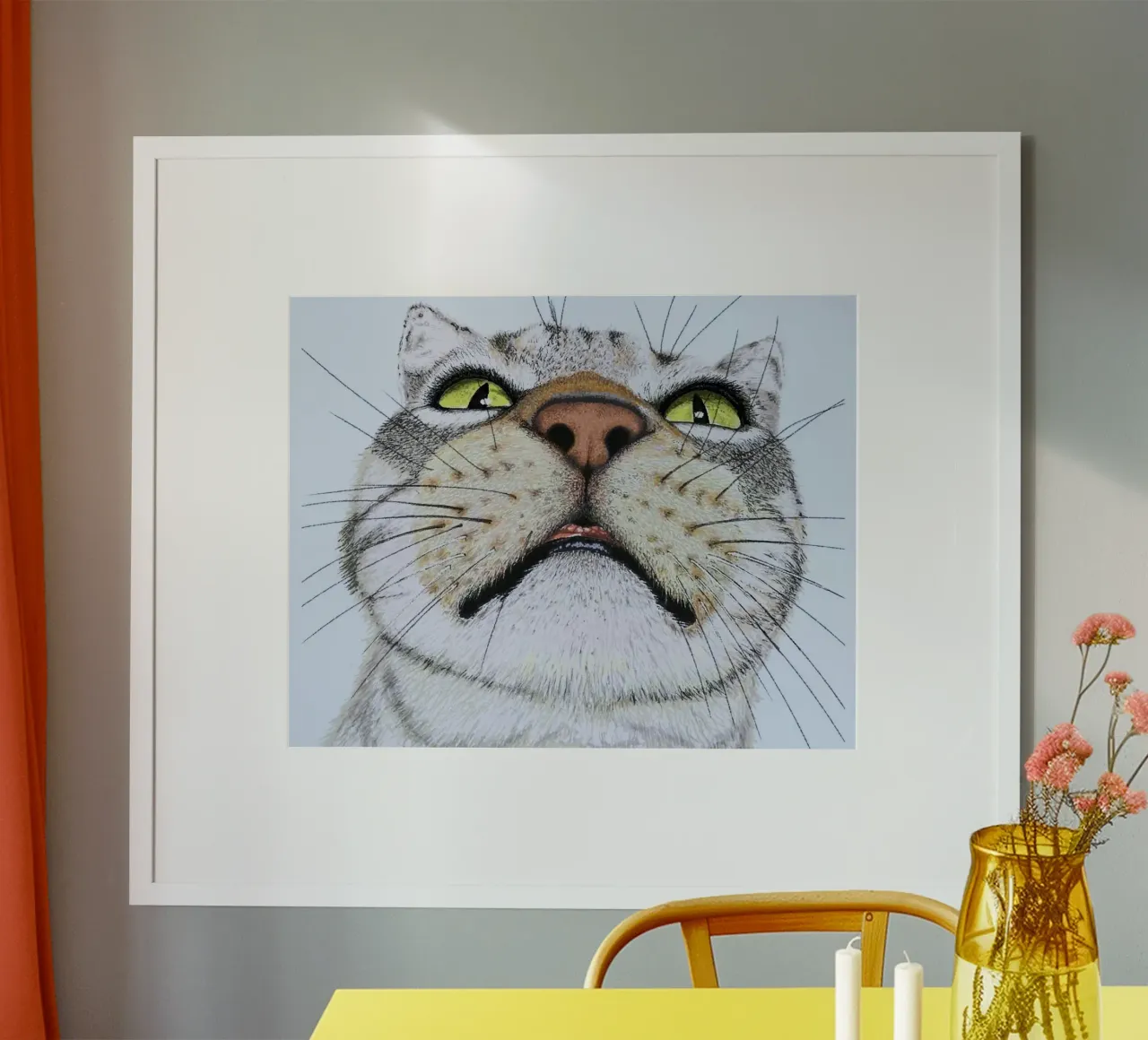 potrait cat carta hahnemühle da ryan