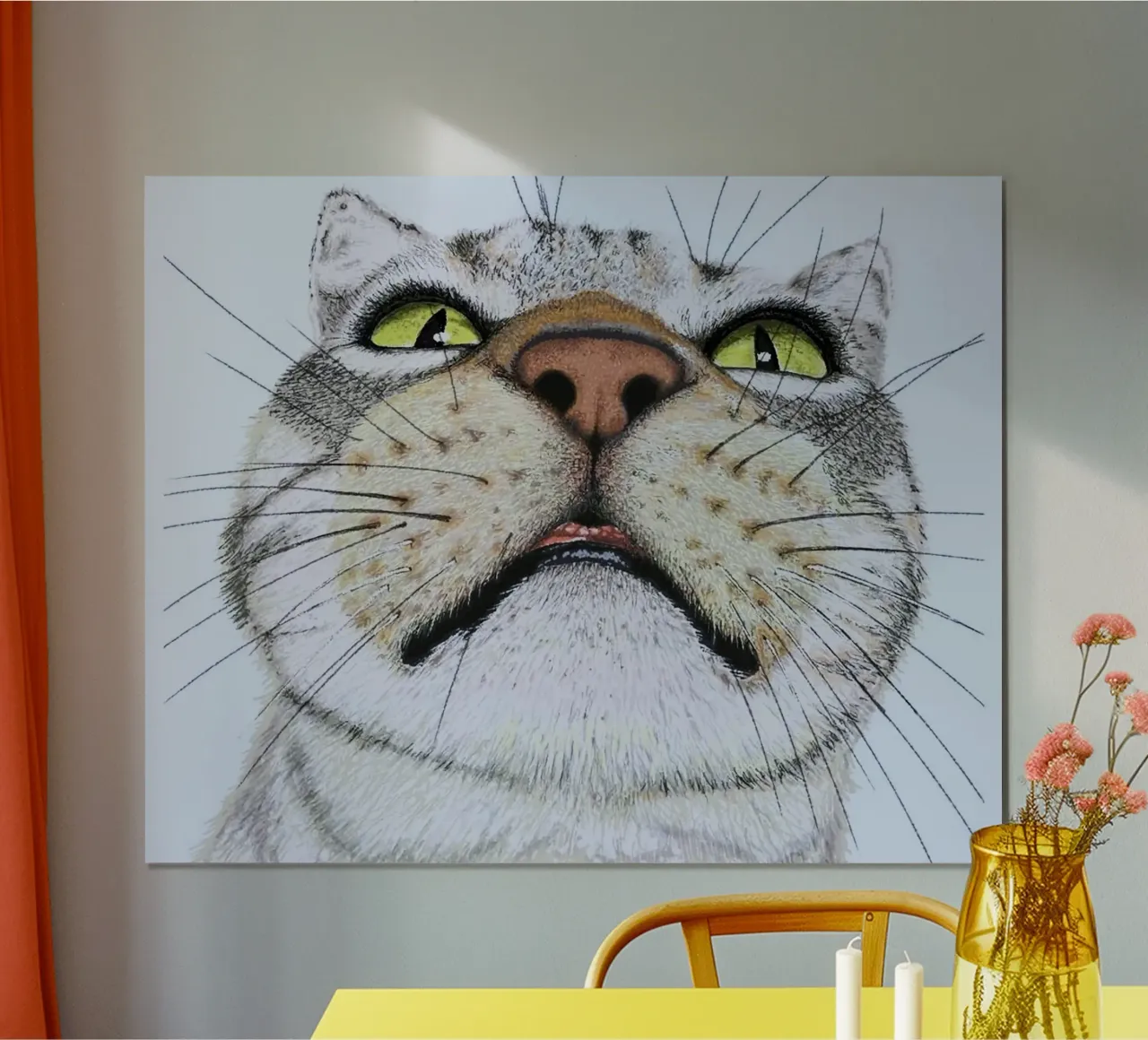 potrait cat carta hahnemühle da ryan