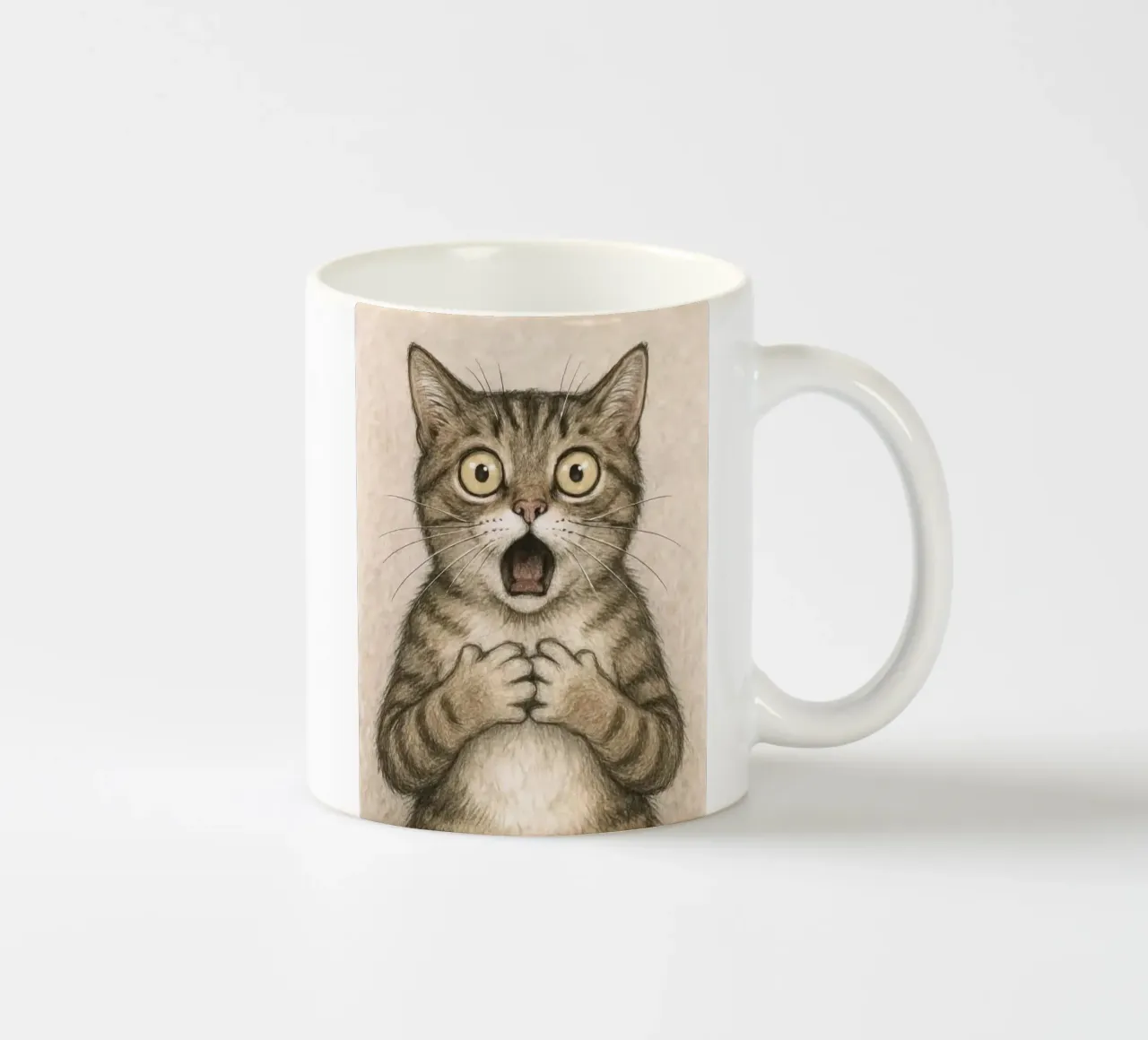 wow cat tazza in ceramica da ryan
