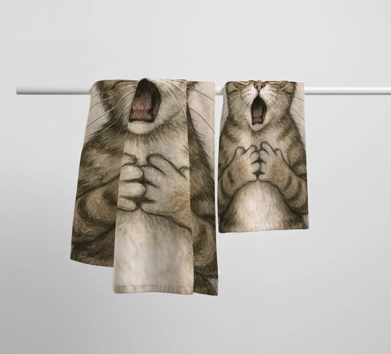 wow cat asciugamano da bagno da ryan