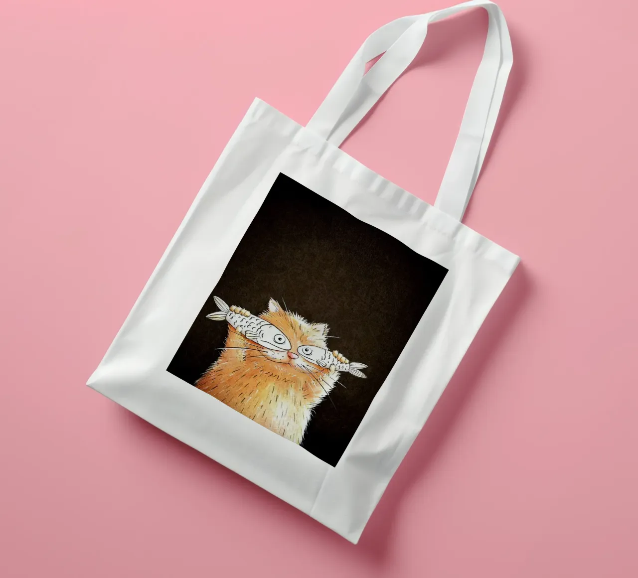 cat fisheye borsa in juta da ryan
