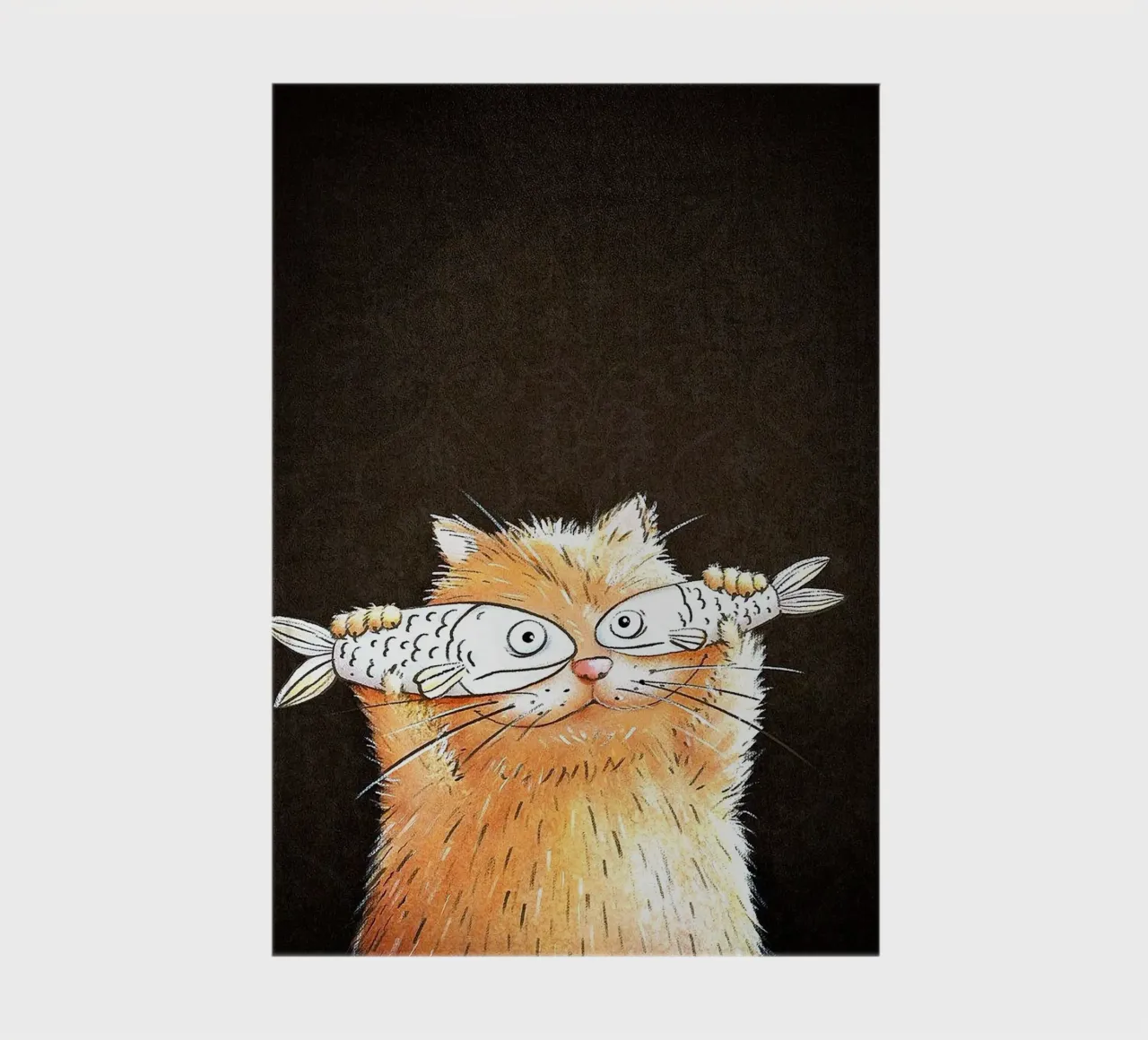 cat fisheye notebook by ryan