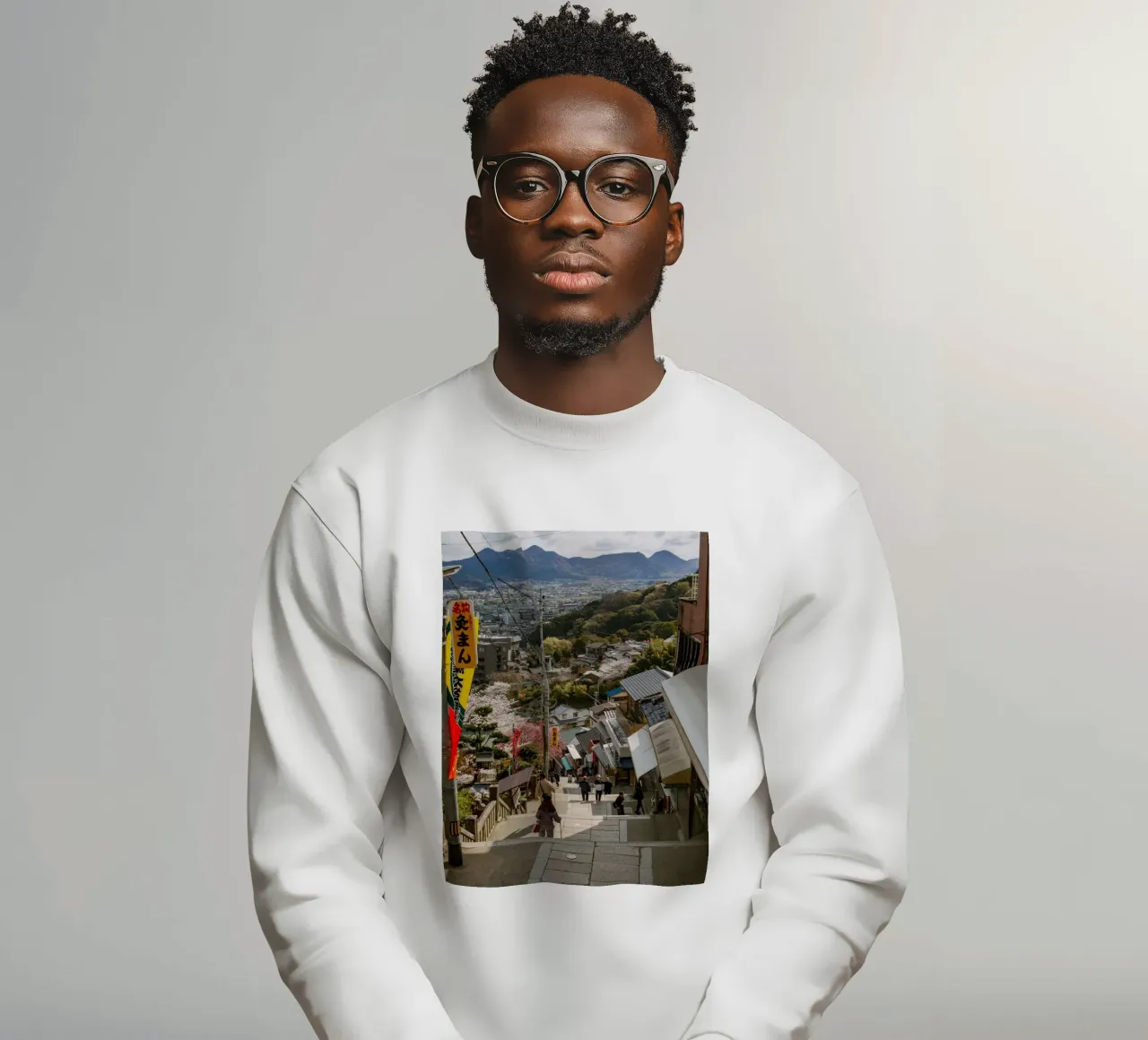 Le scale dei templi in Giappone felpa da Marcel Bisig