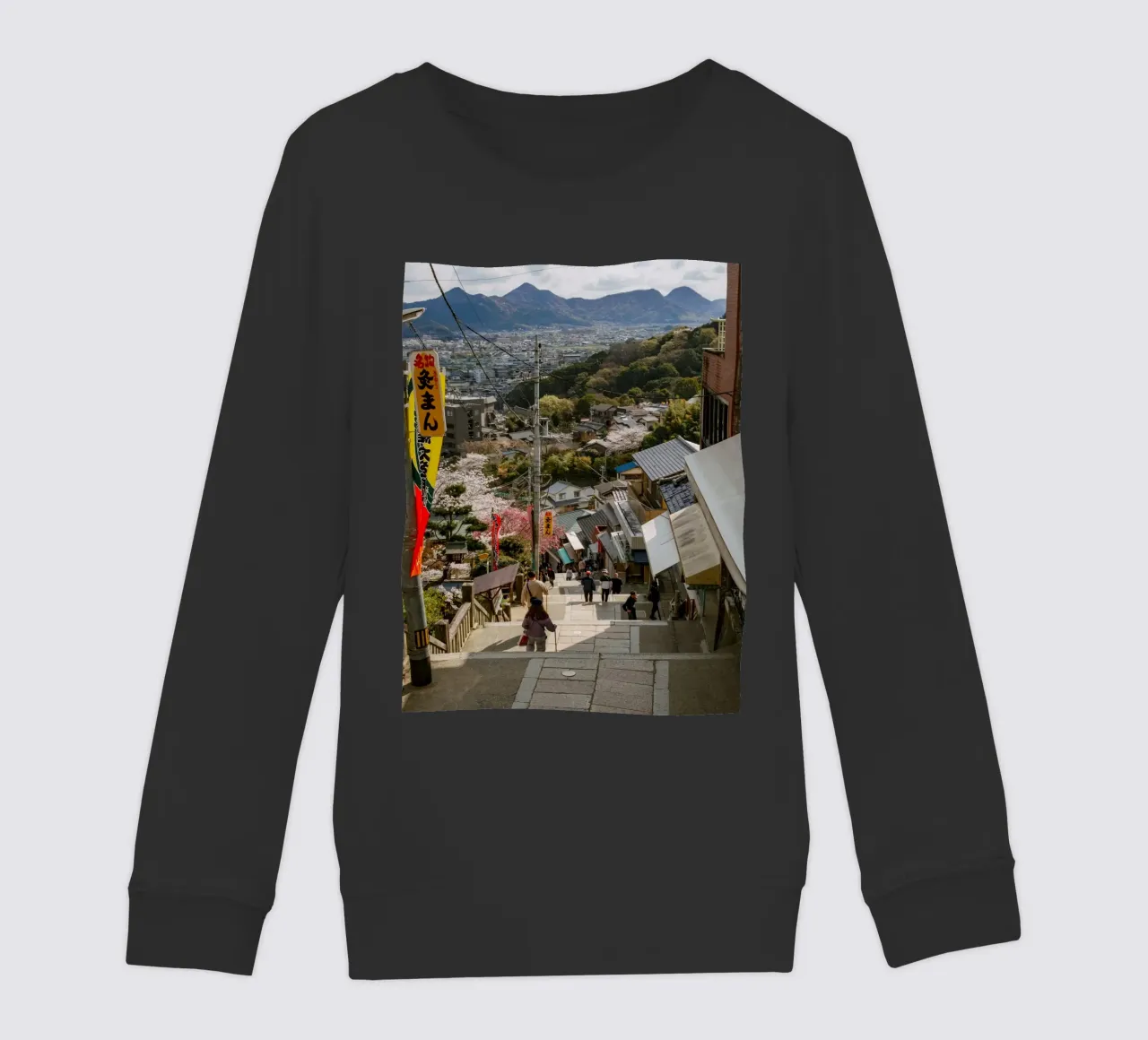 Le scale dei templi in Giappone felpa bambino da Marcel Bisig