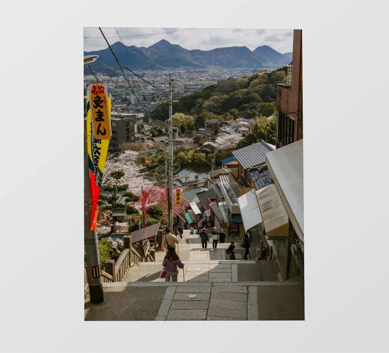 Le scale dei templi in Giappone pellicola backlit da Marcel Bisig