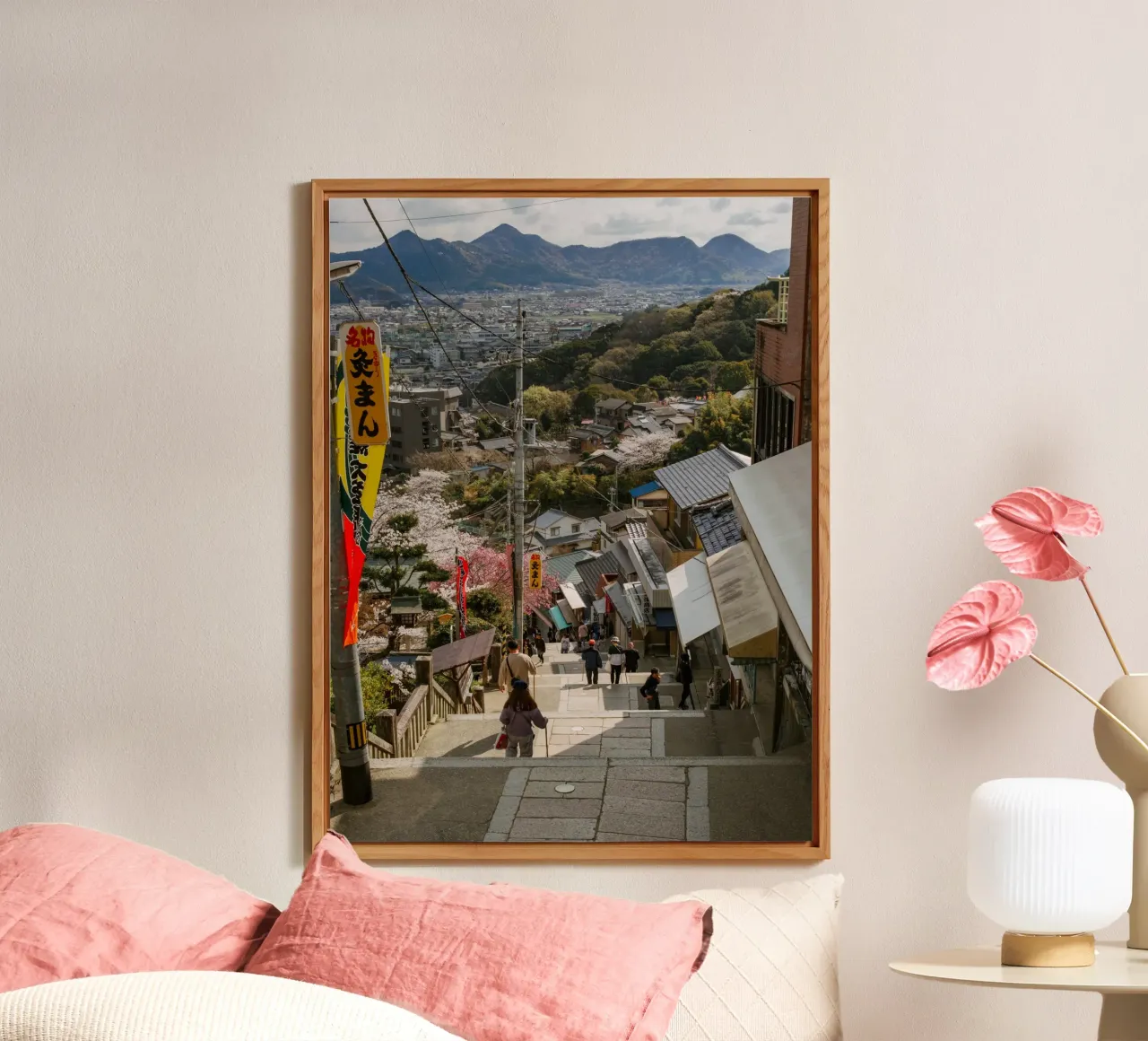 Le scale dei templi in Giappone alluminio dibond da Marcel Bisig