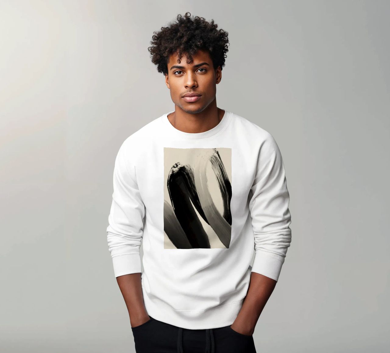 Brush Strokes No 23 felpa da treechild