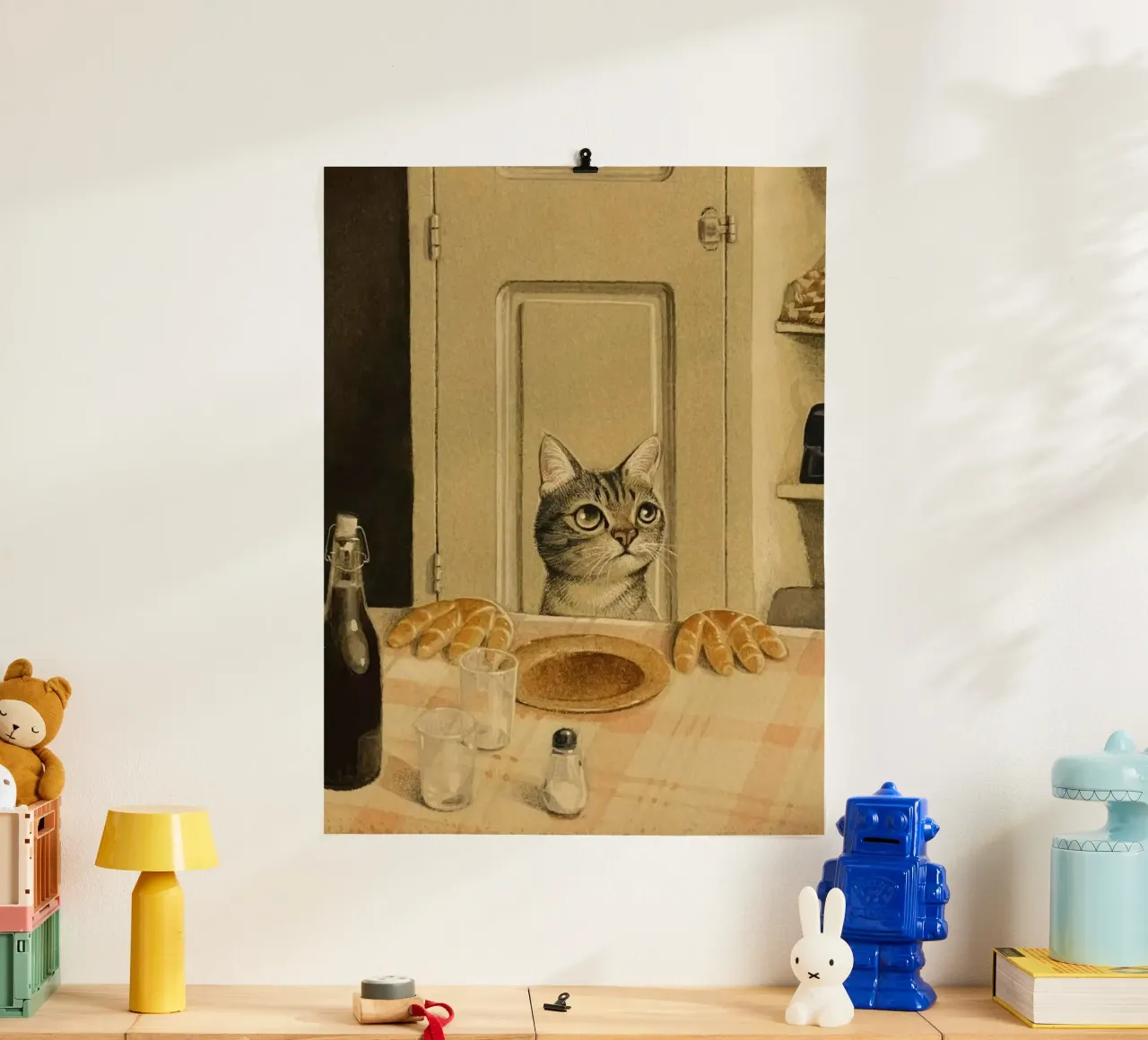 cat in dining table carta hahnemühle da ryan