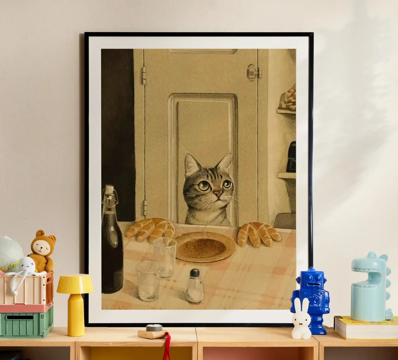 cat in dining table carta hahnemühle da ryan