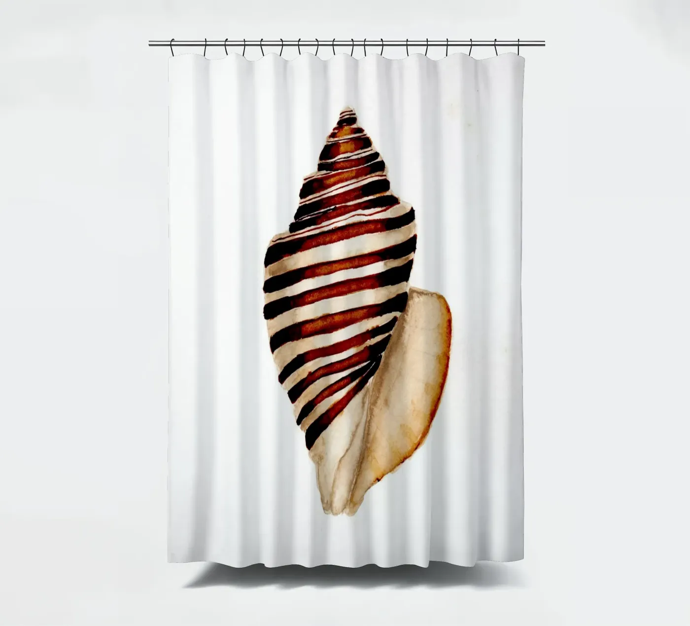 stripe shell douchegordijn van Nathys_illustration