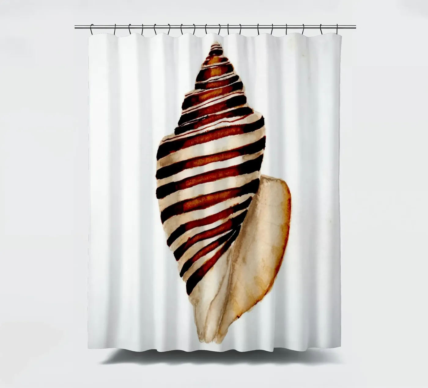stripe shell douchegordijn van Nathys_illustration