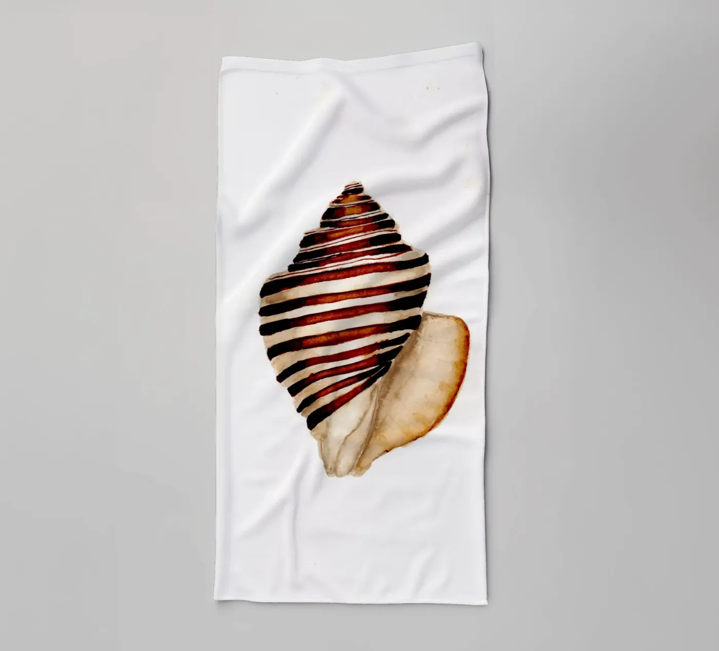 stripe shell badhanddoek van Nathys_illustration