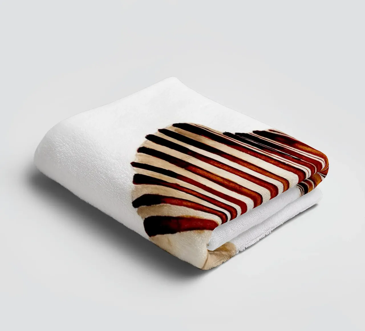 stripe shell towel by Nathys_illustration