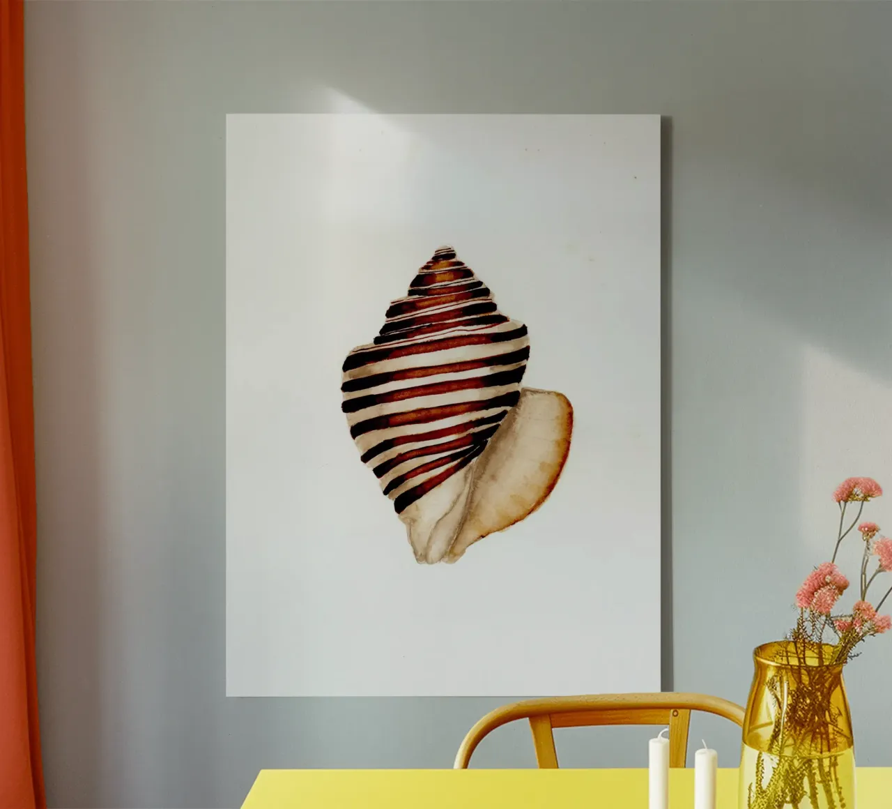 stripe shell tela da Nathys_illustration