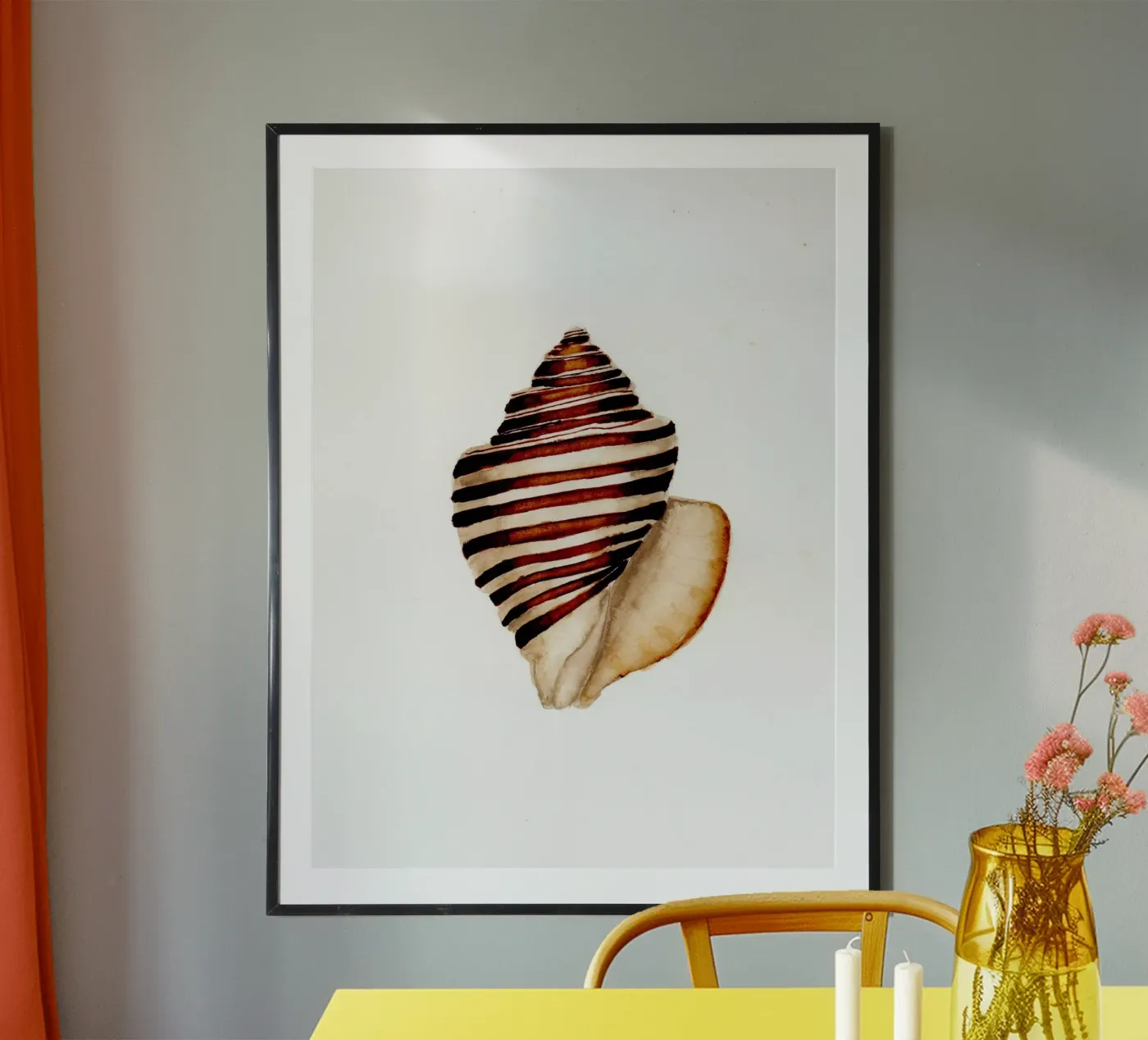 stripe shell poster da Nathys_illustration