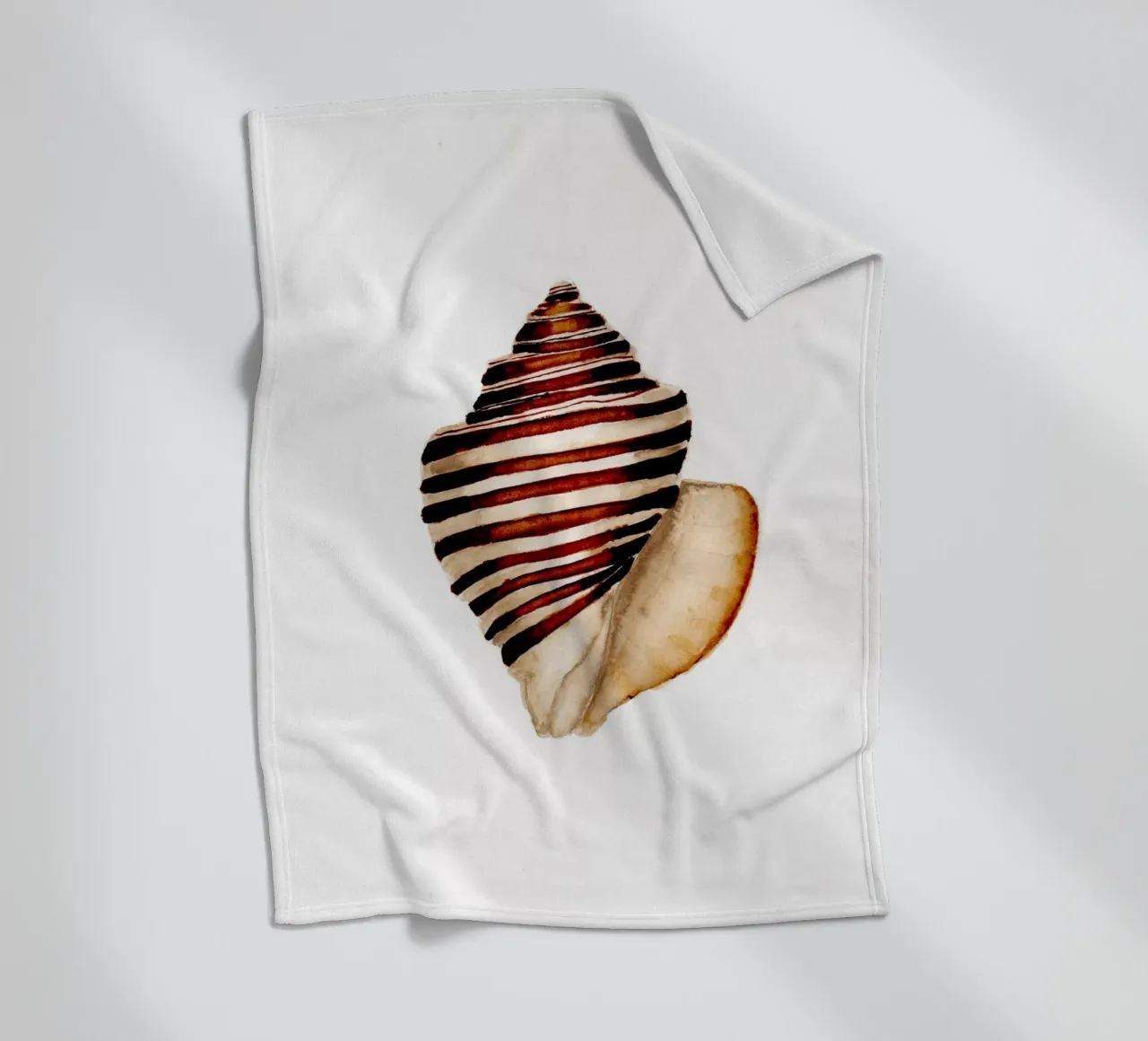 stripe shell Fleecedecke von Nathys_illustration