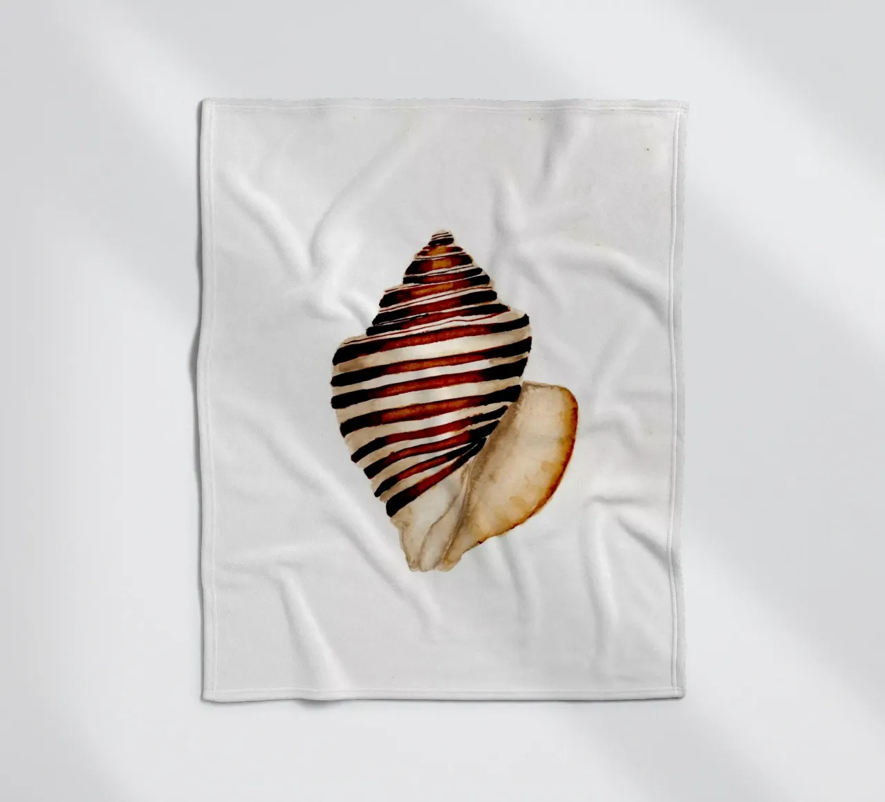 stripe shell Fleecedecke von Nathys_illustration