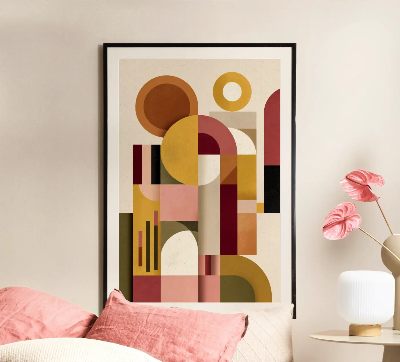 Bauhaus Harmony poster da Geometrica