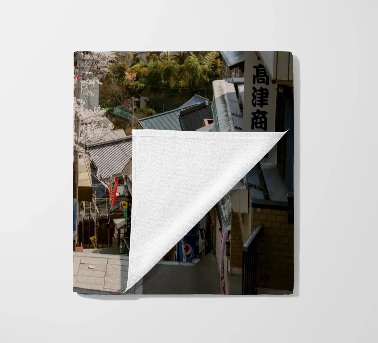 Le scale del tempio di Shikoku, Giappone telo mare da Marcel Bisig