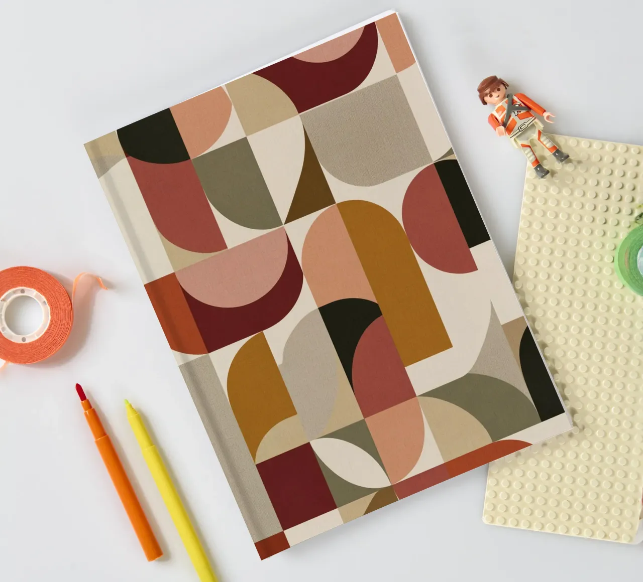 Modern Mosaic notebook by Geometrica