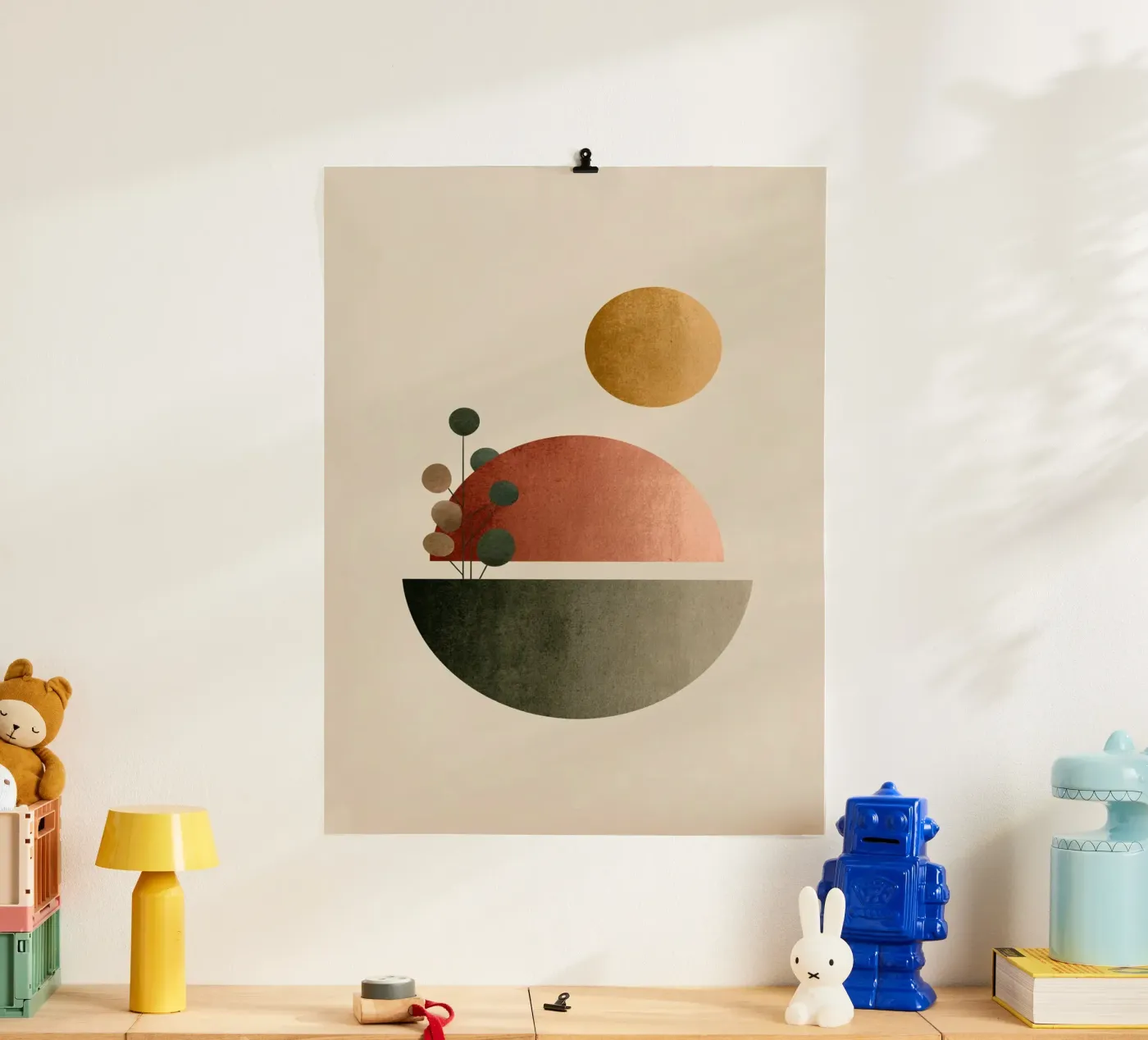 Sun Over Stillness poster da Geometrica