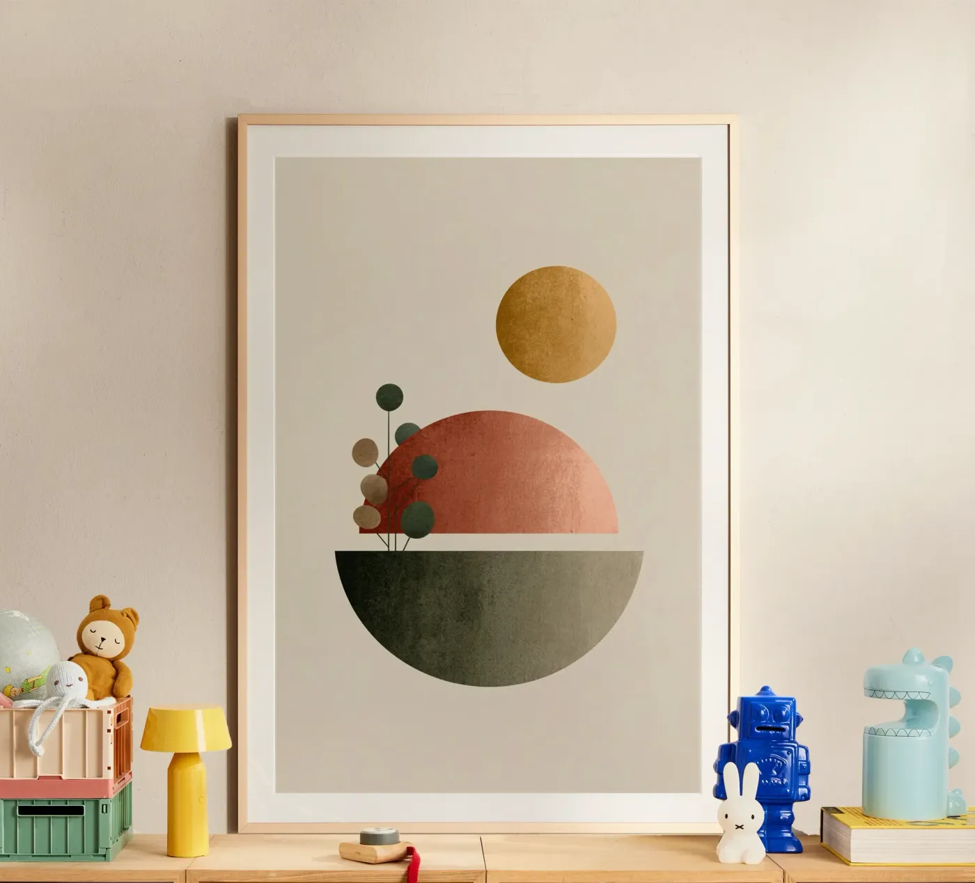 Sun Over Stillness poster da Geometrica