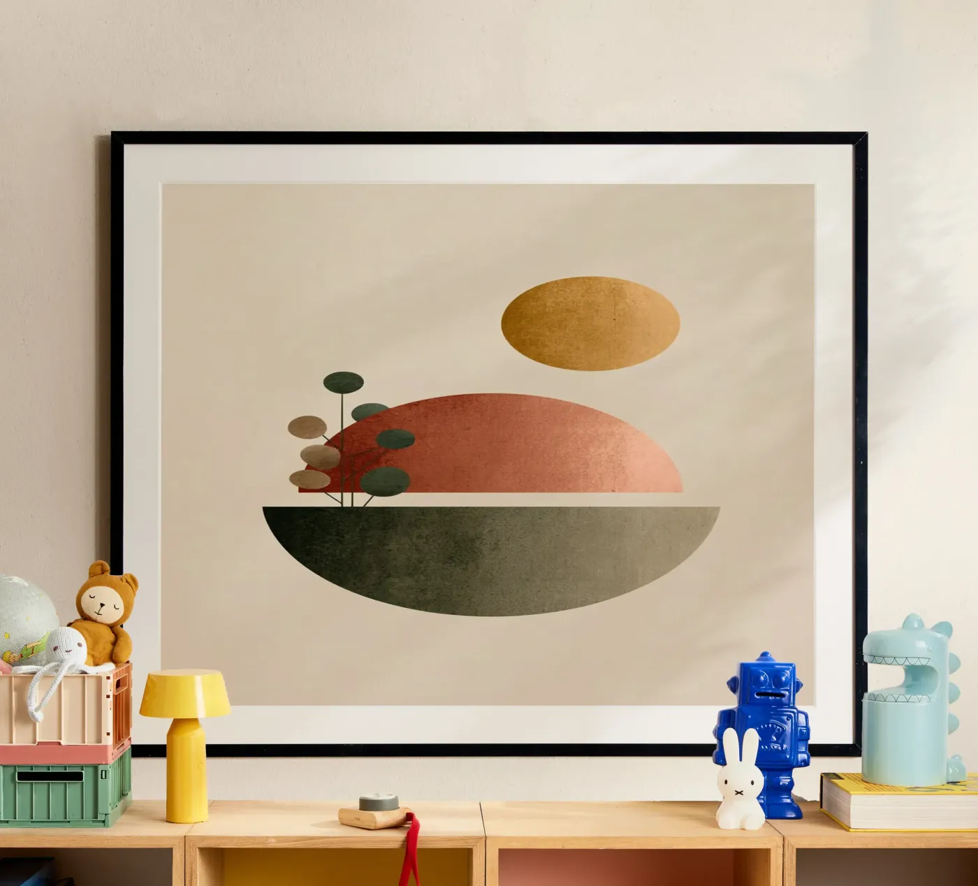 Sun Over Stillness poster da Geometrica