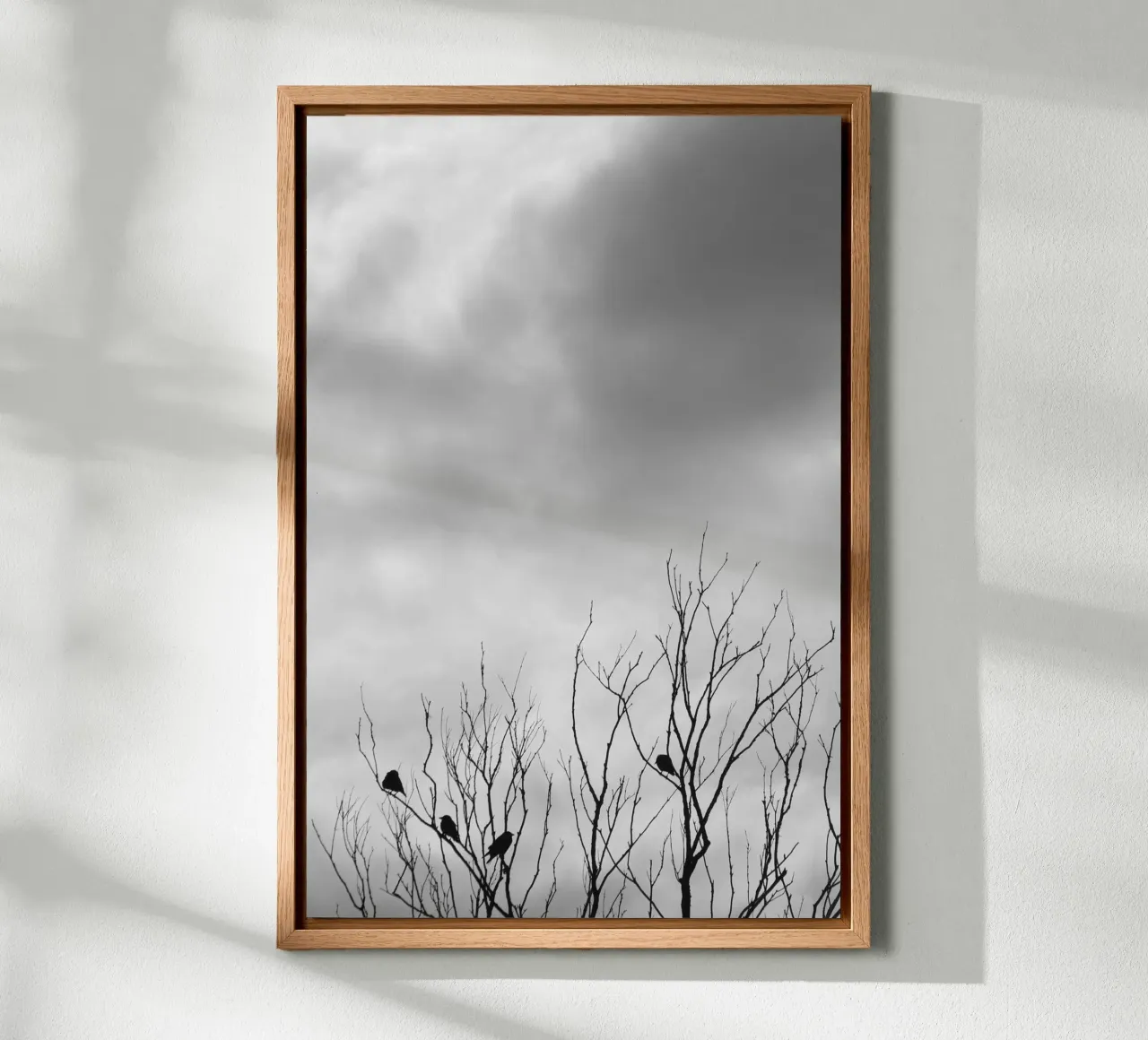 Crows canvas by eyes & tries