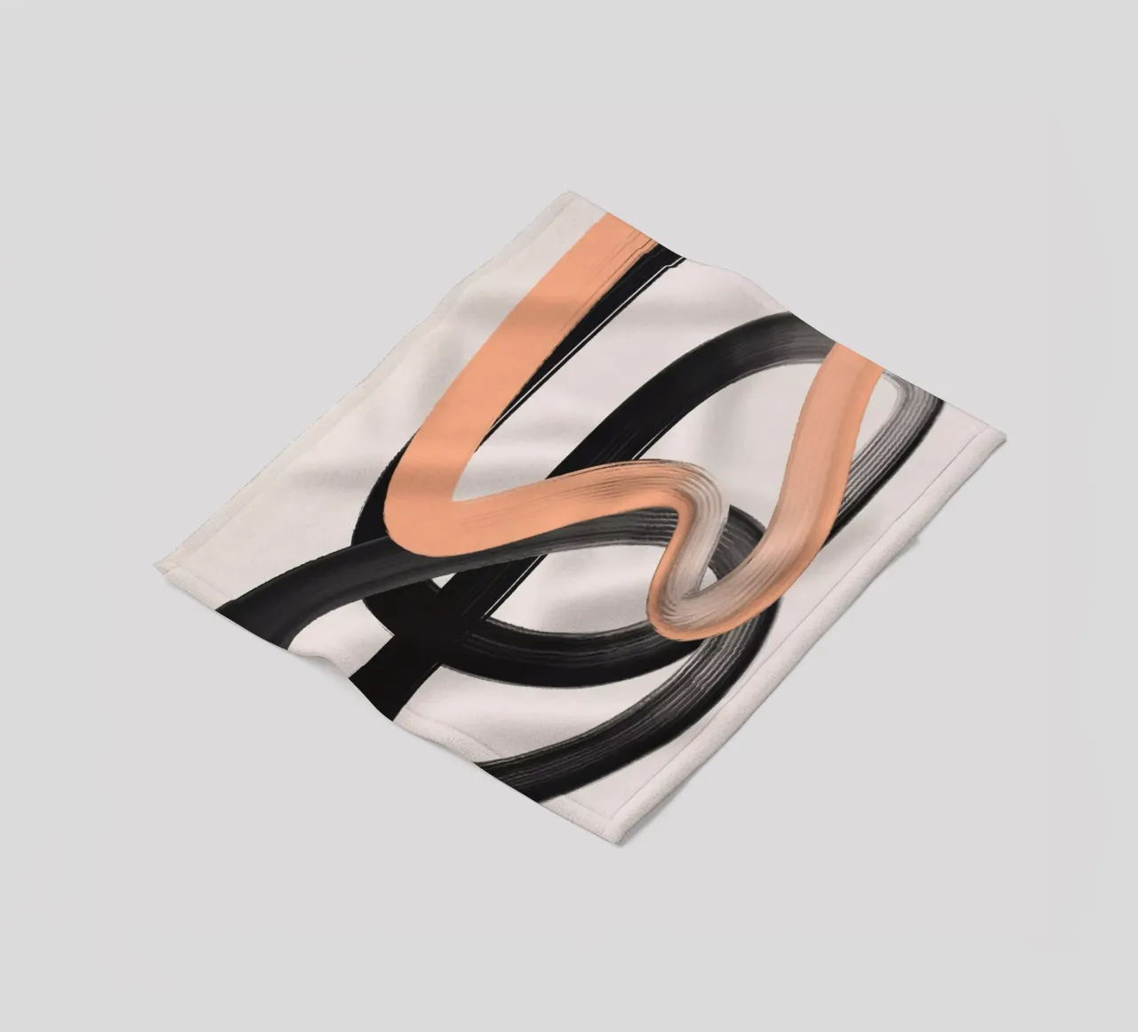 Wild Strokes No 1 coperta in pile da treechild