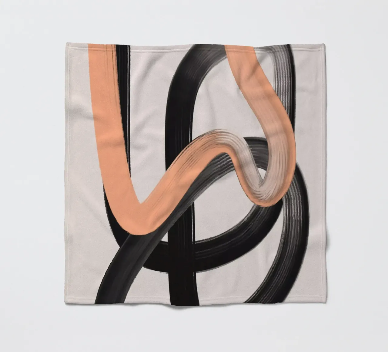Wild Strokes No 1 coperta in pile da treechild