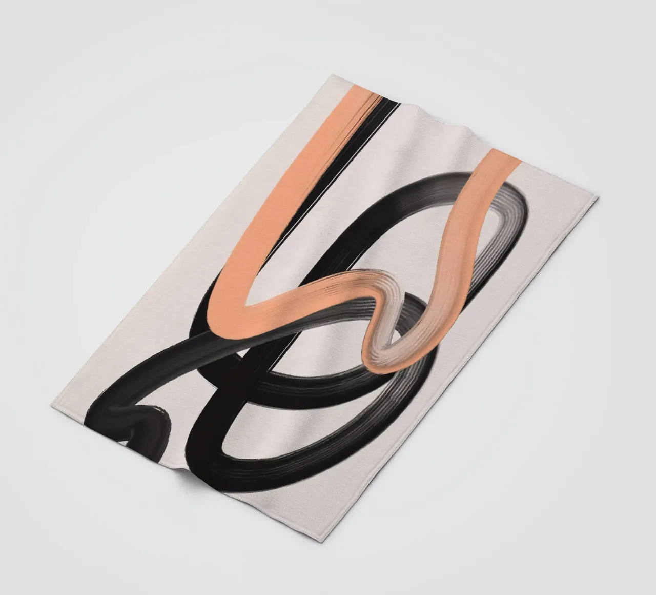 Wild Strokes No 1 coperta in pile da treechild