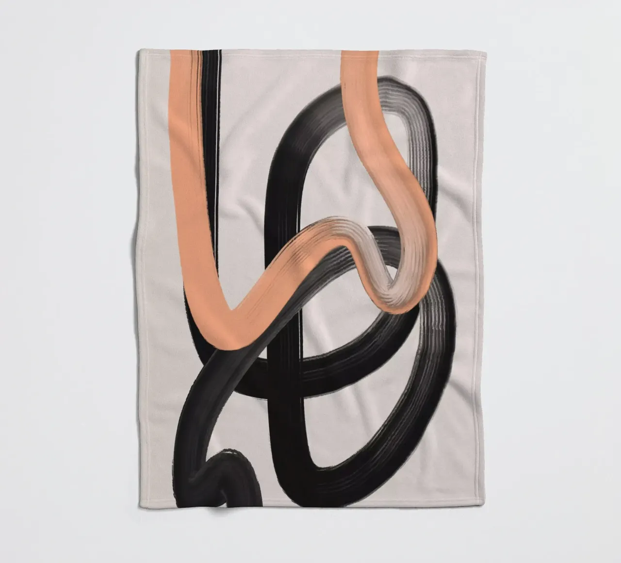 Wild Strokes No 1 coperta in pile da treechild
