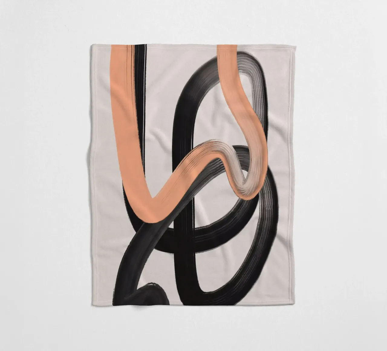 Wild Strokes No 1 coperta in pile da treechild