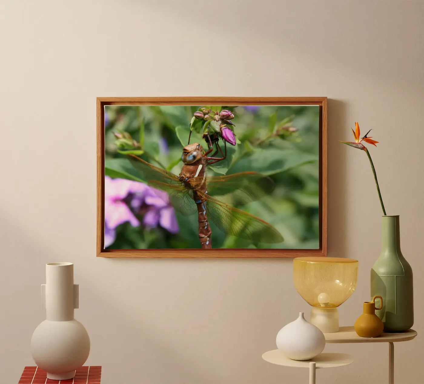 Dragonfly canvas by eyes & tries