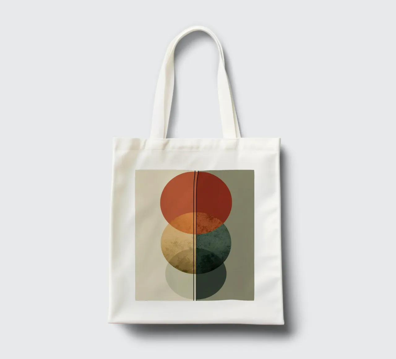 Axis of Balance borsa in juta da Geometrica
