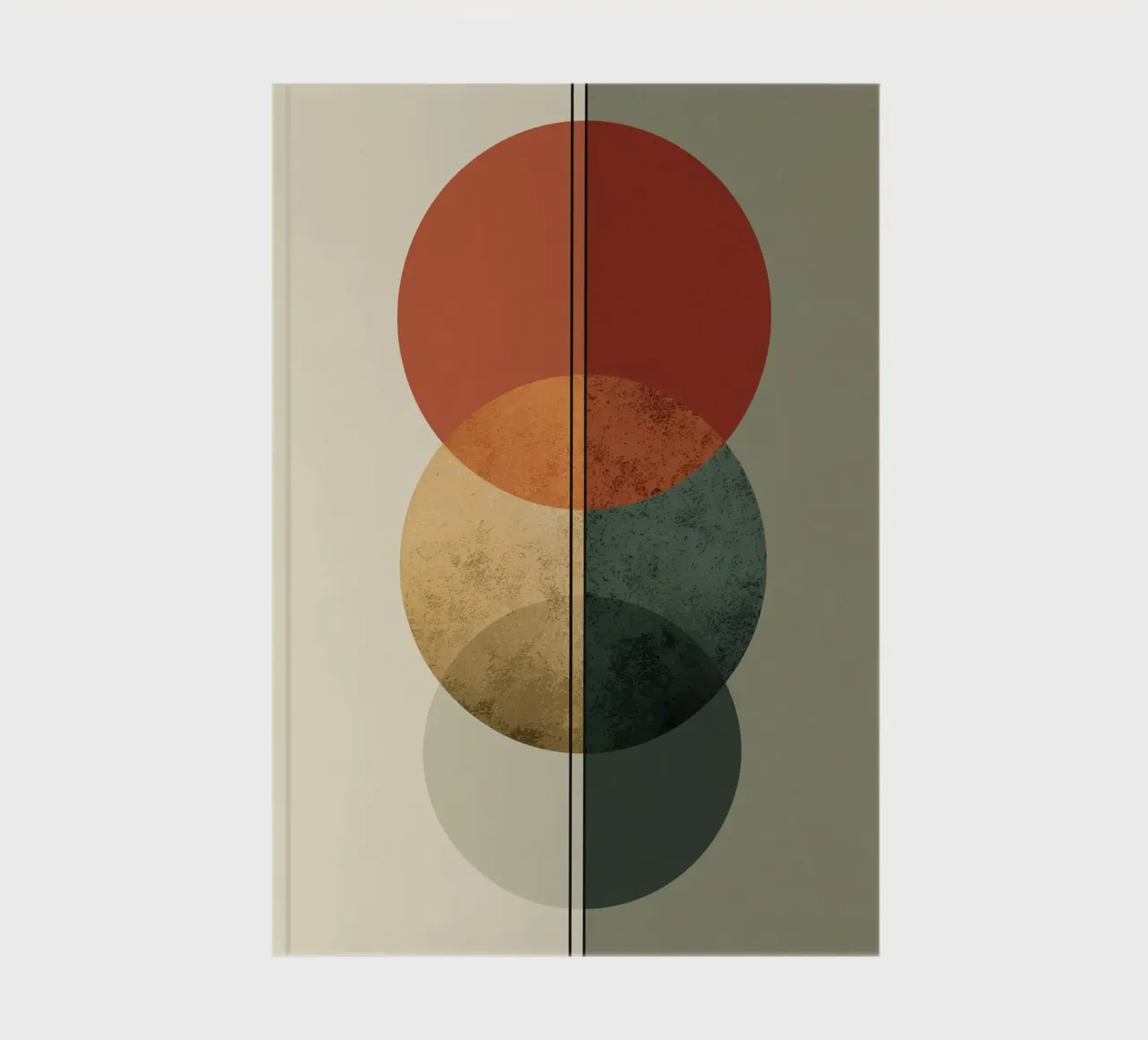 Axis of Balance notebook by Geometrica