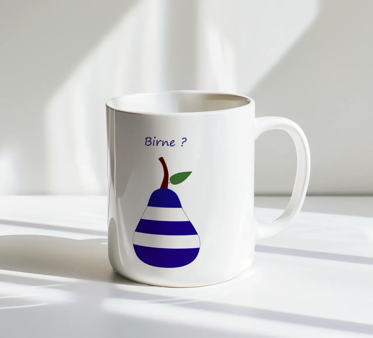 Pera a strisce tazza in ceramica da SunflowerDE