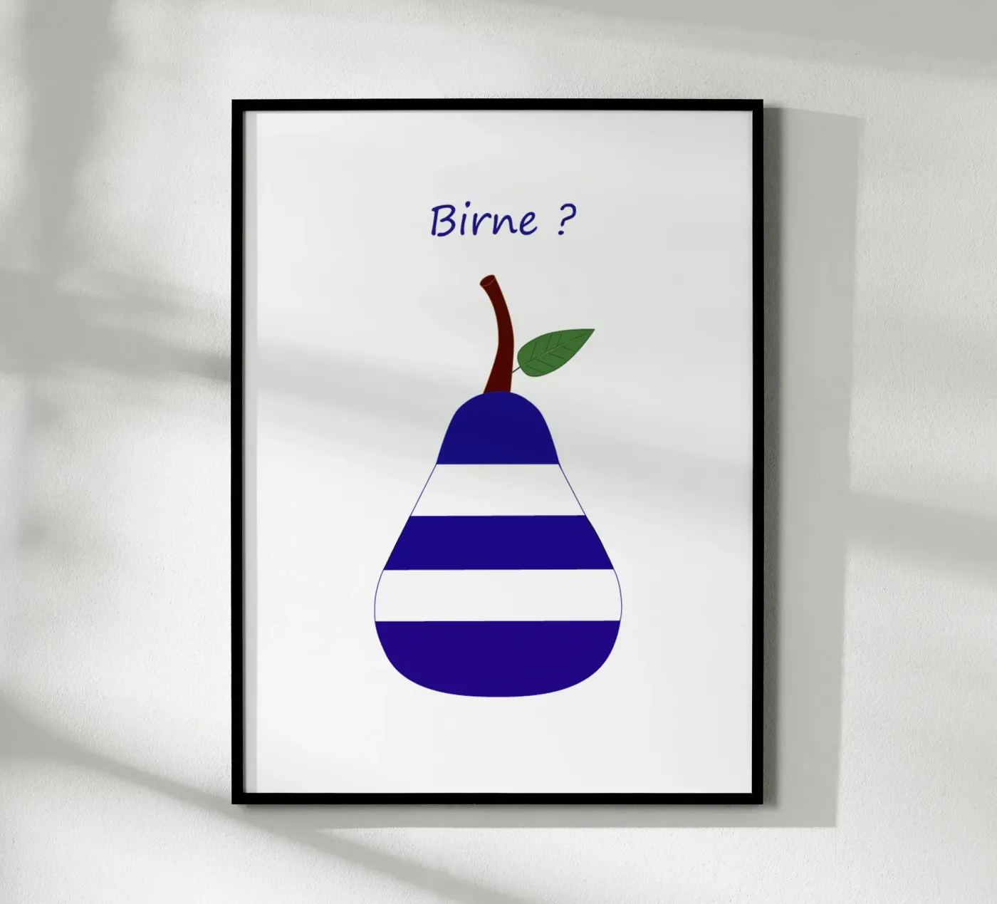 Pera a strisce poster da SunflowerDE