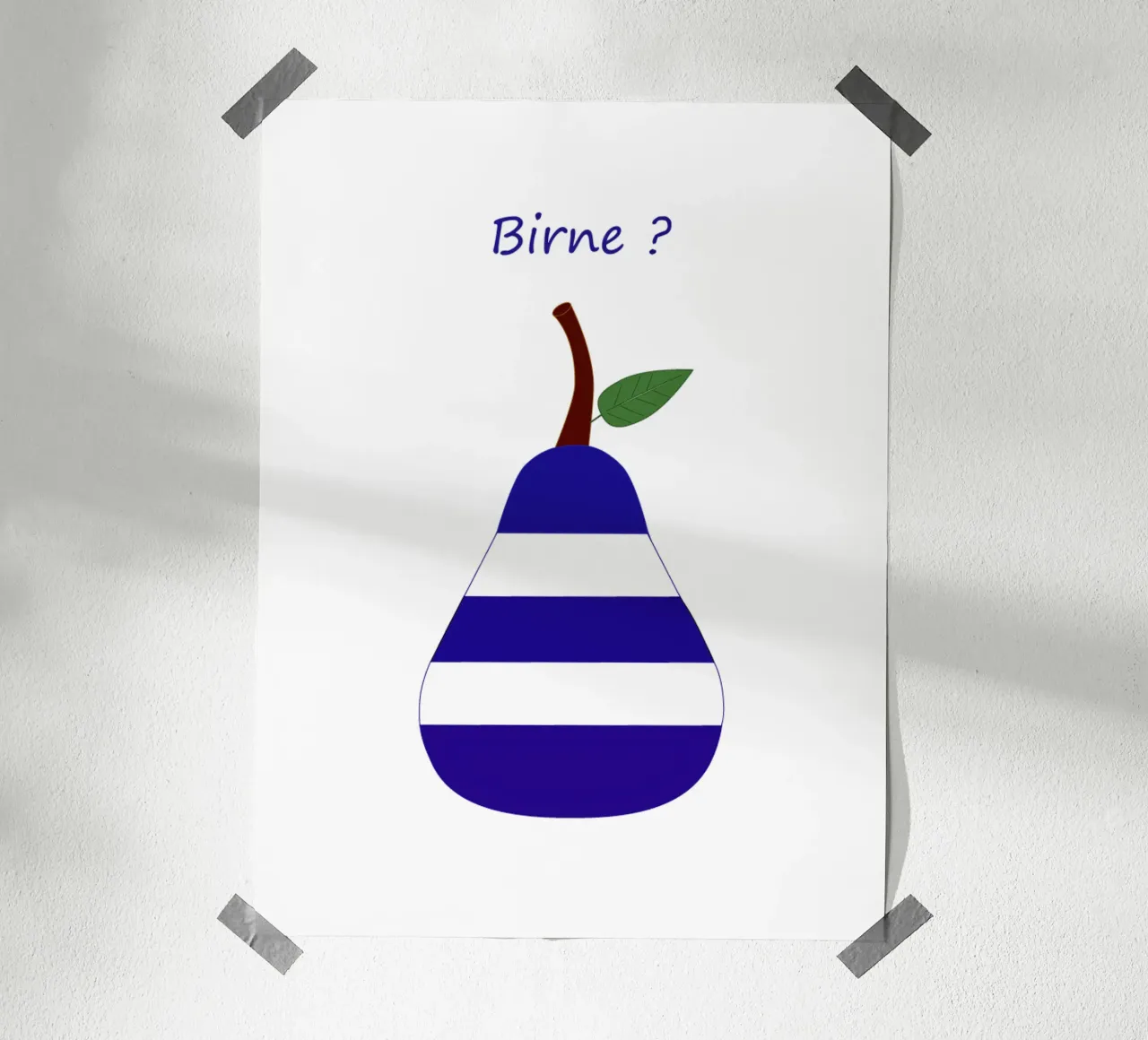 Pera a strisce carta hahnemühle da SunflowerDE