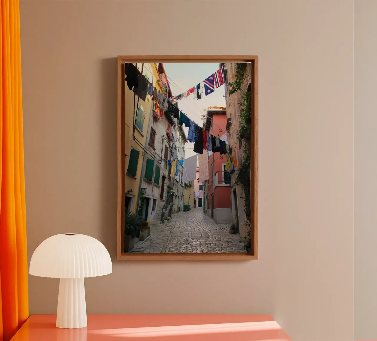 Linee di lavaggio colorate tela da eyes & tries
